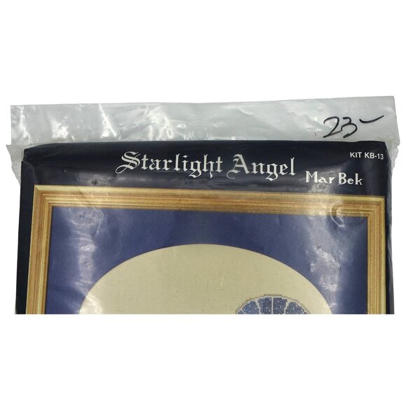 Vintage Starlight Angel Counted Cross Stitch Kit by MarBek Kit KB-13 Angel and S - Picture 4 of 5
